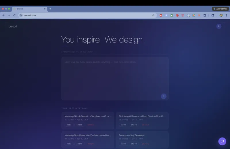 Example app screenshot 1